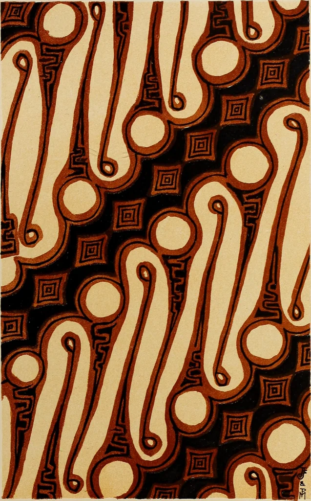 An illustration from De inlandsche kunstnijverheid in Nederlandsch Indië, 1912, leaf 186