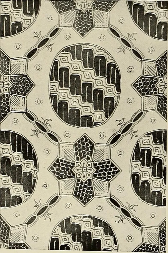 An illustration from De inlandsche kunstnijverheid in Nederlandsch Indië, 1912, leaf 195