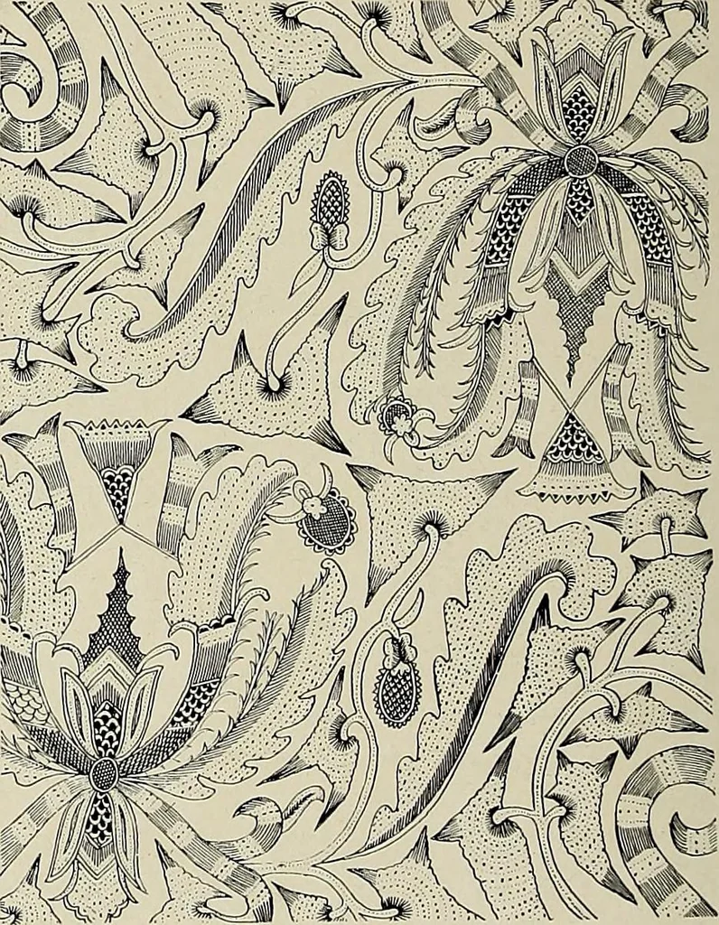 An illustration from De inlandsche kunstnijverheid in Nederlandsch Indië, 1912, leaf 219