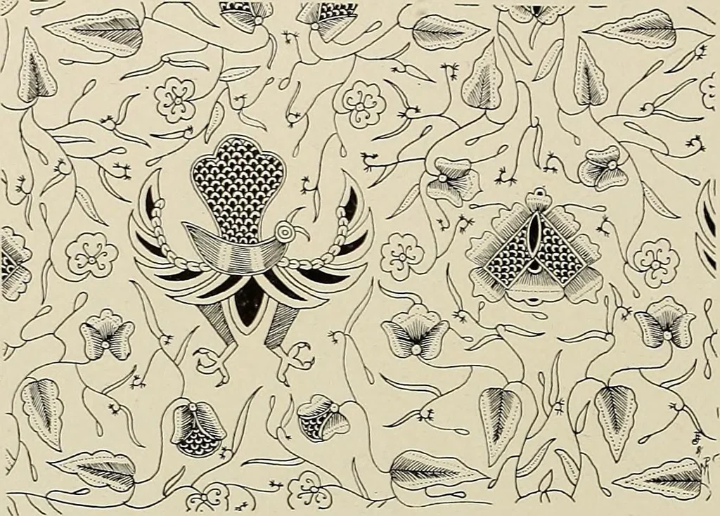 An illustration from De inlandsche kunstnijverheid in Nederlandsch Indië, 1912, leaf 227
