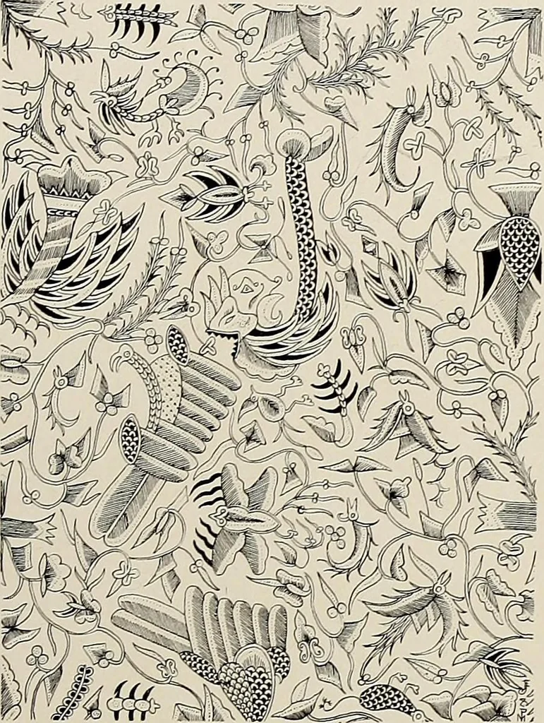 An illustration from De inlandsche kunstnijverheid in Nederlandsch Indië, 1912, leaf 230