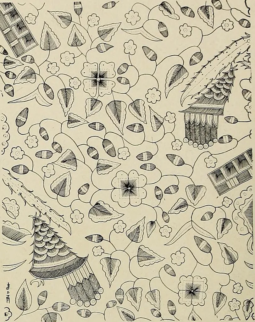 An illustration from De inlandsche kunstnijverheid in Nederlandsch Indië, 1912, leaf 233