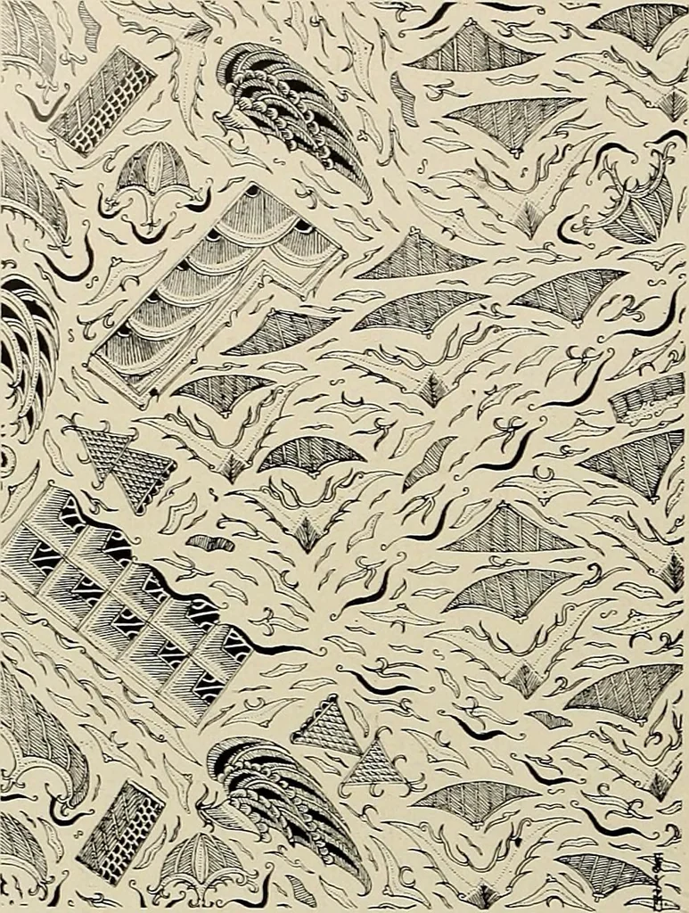 An illustration from De inlandsche kunstnijverheid in Nederlandsch Indië, 1912, leaf 251