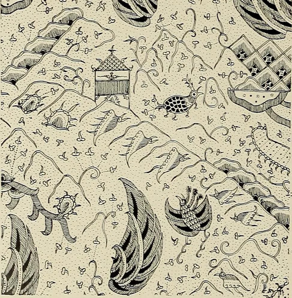 An illustration from De inlandsche kunstnijverheid in Nederlandsch Indië, 1912, leaf 251