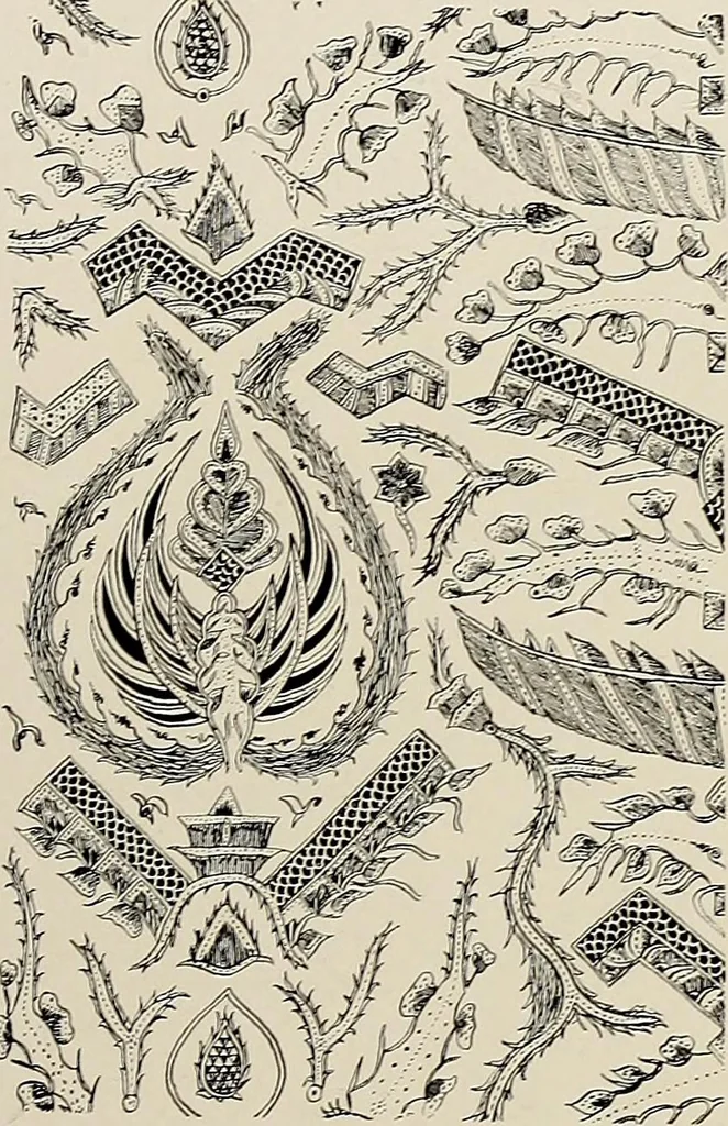 An illustration from De inlandsche kunstnijverheid in Nederlandsch Indië, 1912, leaf 254