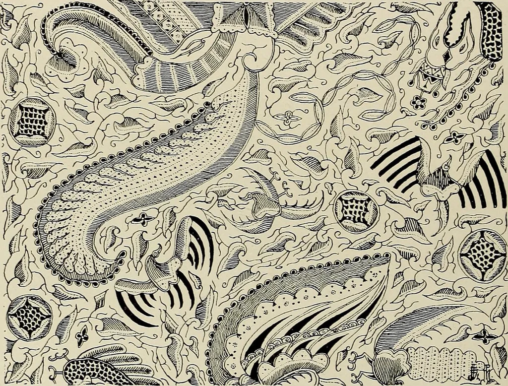 An illustration from De inlandsche kunstnijverheid in Nederlandsch Indië, 1912, leaf 255