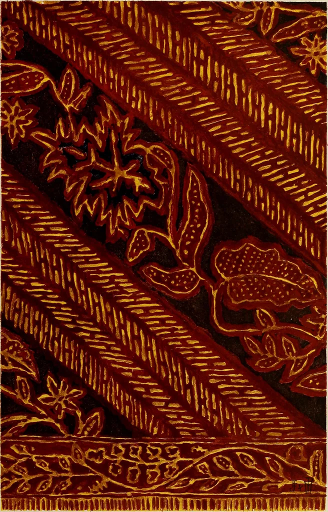 An illustration from De inlandsche kunstnijverheid in Nederlandsch Indië, 1912, leaf 258