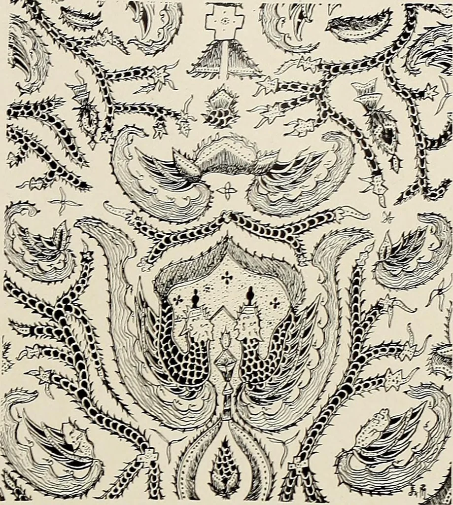 An illustration from De inlandsche kunstnijverheid in Nederlandsch Indië, 1912, leaf 262