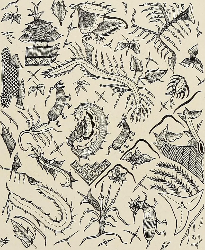 An illustration from De inlandsche kunstnijverheid in Nederlandsch Indië, 1912, leaf 268