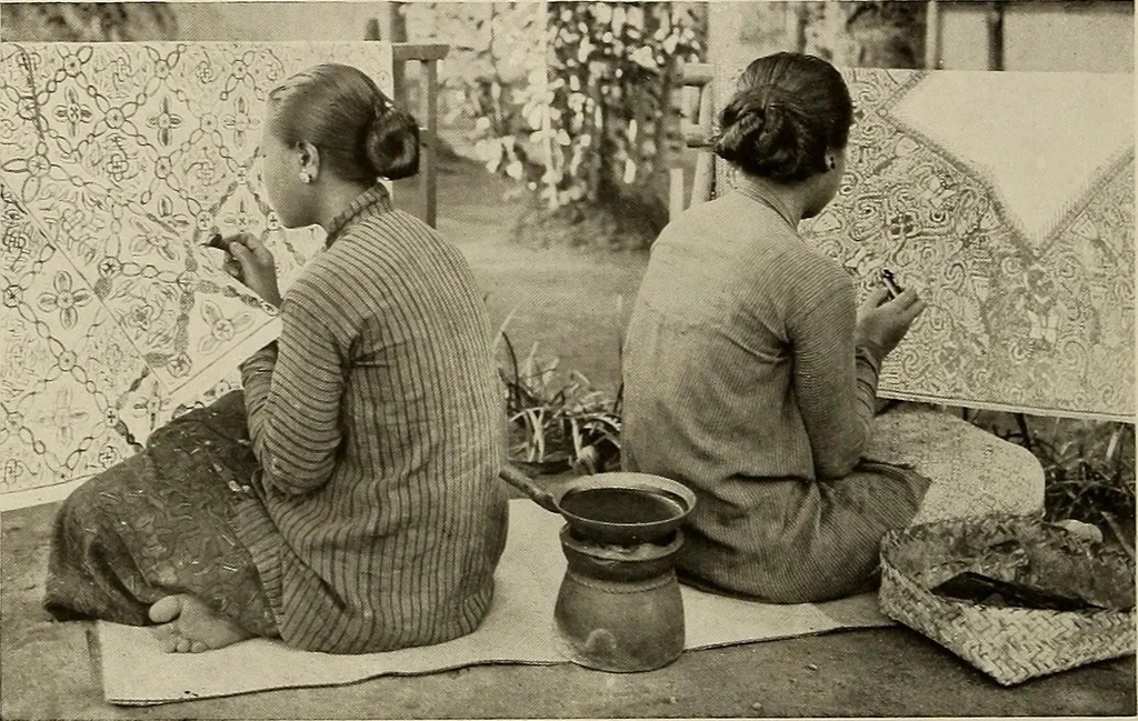 An illustration from De inlandsche kunstnijverheid in Nederlandsch Indië, 1912, leaf 73