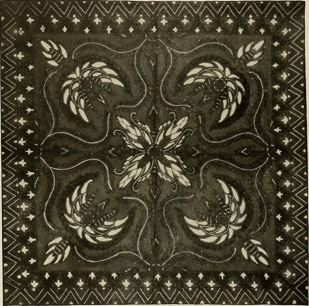 An illustration from De inlandsche kunstnijverheid in Nederlandsch Indië, 1912, leaf 9