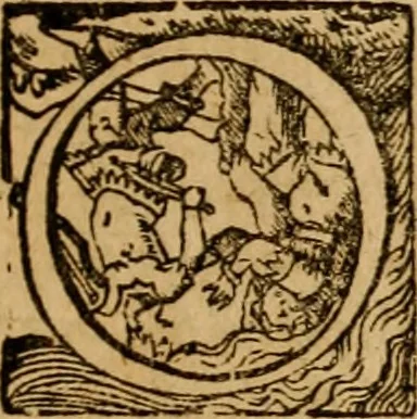 An illustration from De Ioannis Calvini, magni quondam Geneuensium ministri, vita, moribus, rebus gestis, studijs, ac denique morte historia., 1580, leaf 6