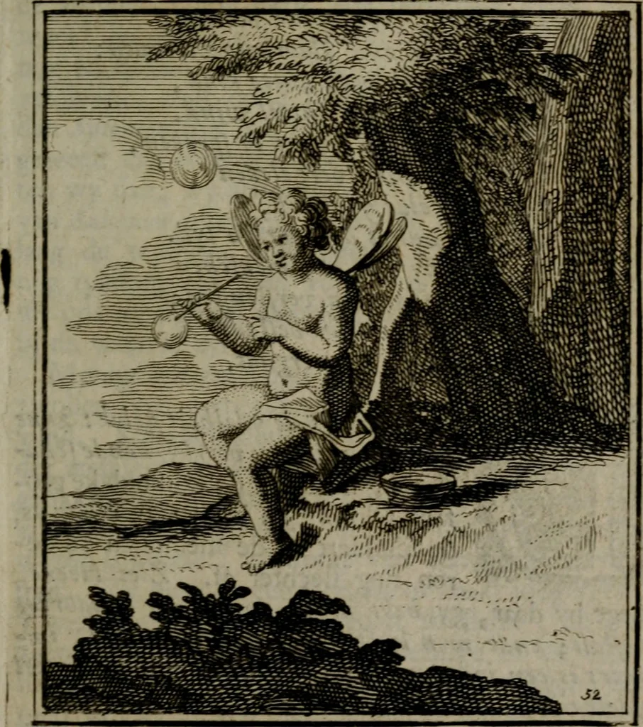 An illustration from De kapelle der dooden, of de algemeene dooden-spiegel. In welken alle menschen, van wat staat of rang zy zyn mogen, zich tot hun nut konnen beschouwen; om indagtig te zyn het memento mori, of gedenkt to sterven .., 1741, leaf 270