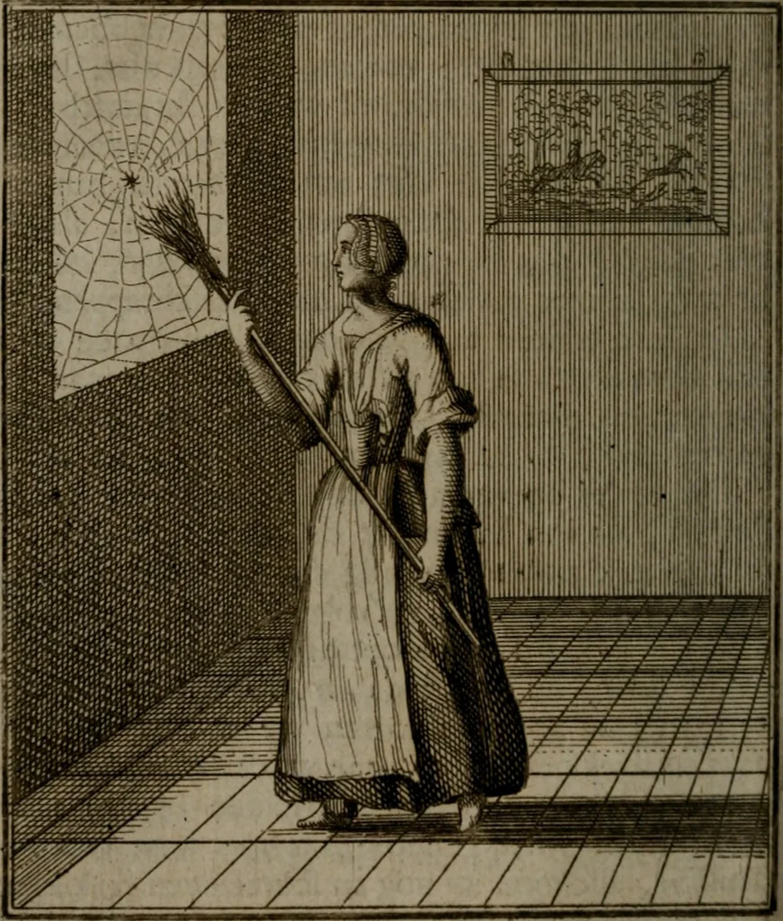 An illustration from De kapelle der dooden, of de algemeene dooden-spiegel. In welken alle menschen, van wat staat of rang zy zyn mogen, zich tot hun nut konnen beschouwen; om indagtig te zyn het memento mori, of gedenkt to sterven .., 1741, leaf 297