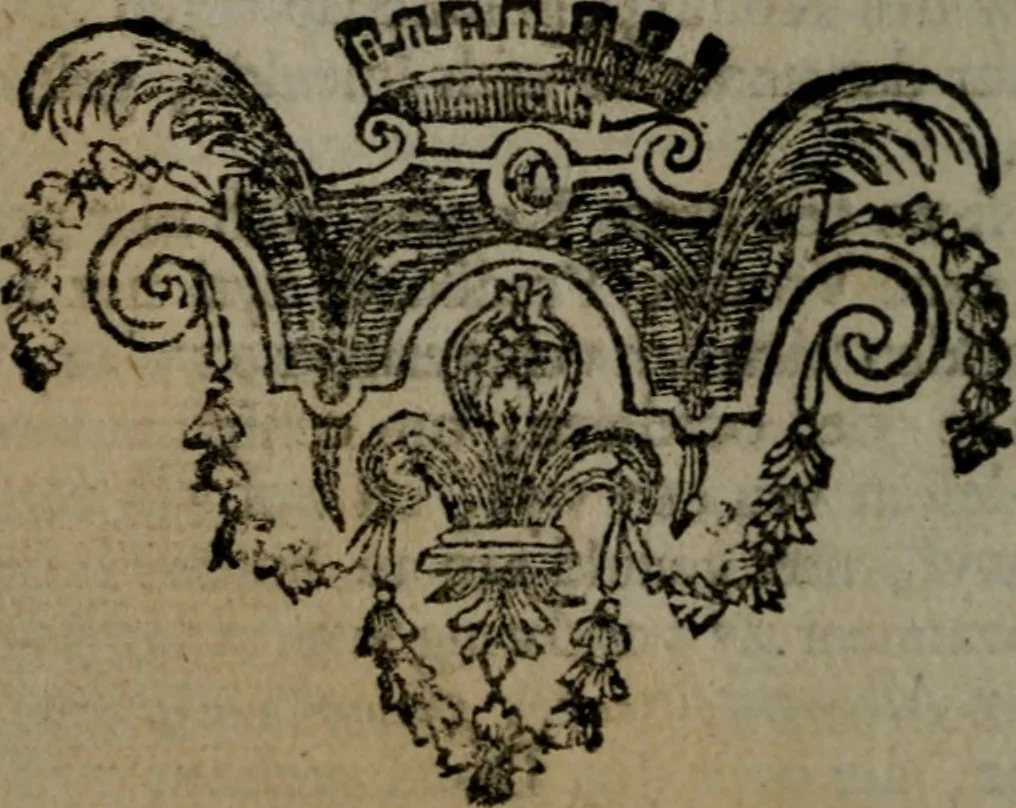 An illustration from De kapelle der dooden, of de algemeene dooden-spiegel. In welken alle menschen, van wat staat of rang zy zyn mogen, zich tot hun nut konnen beschouwen; om indagtig te zyn het memento mori, of gedenkt to sterven .., 1741, leaf 39