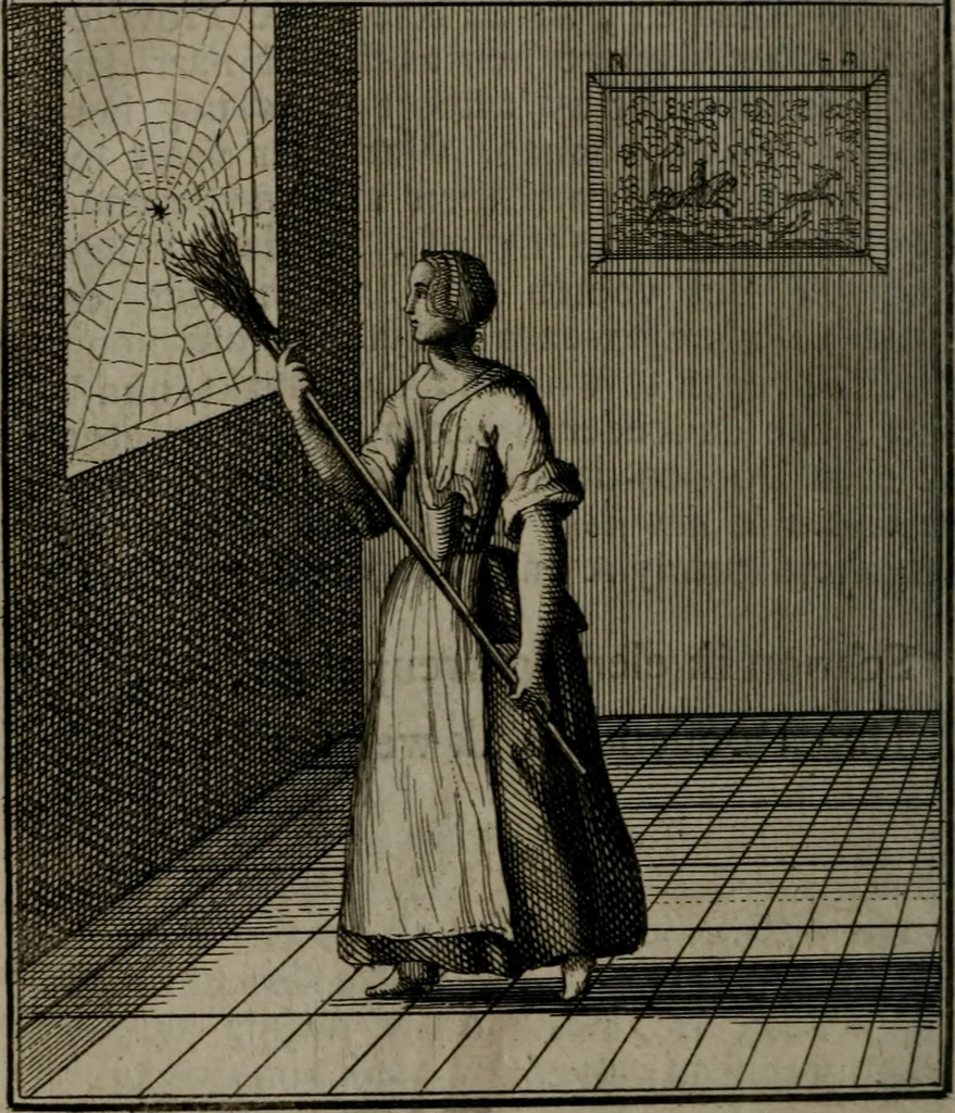 An illustration from De kapelle der dooden, of, De algemeene doodenspiegel : in welken all menschen, van wat staat of rang zy zyn mogen, zich tot hun nut konnen beschouwen : om indagtig ti zyn het memento mori, gedenkt te sterven ..., 1737, leaf 269