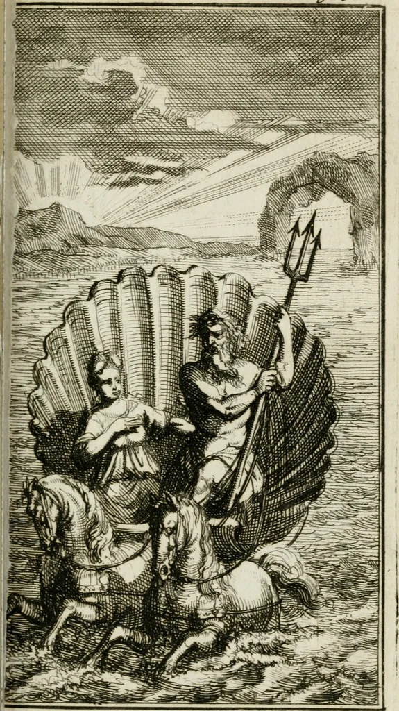 An illustration from De konincklycke triumphe : vertoonende alle de eerpoorten, met desselfs besondere sinne-beelden, en hare beschryvinge, ten getale van in de 60, opgerecht in s' Gravenhage 1691 ter eere van Willem de III koningh van Groot Brittanjen, 1691, leaf 154