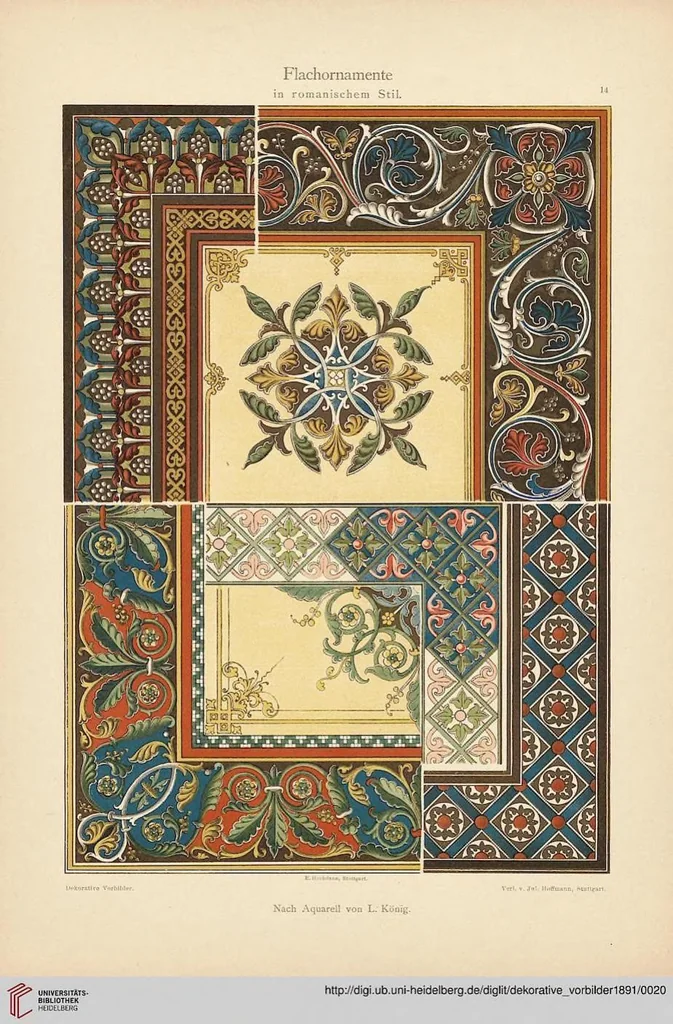 An illustration from Dekorative Vorbilder: farbige Meisterwerke aus alter und neuer Zeit — 15.1904, 1904, leaf 20