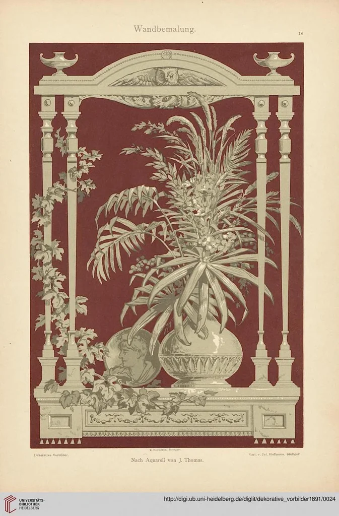 An illustration from Dekorative Vorbilder: farbige Meisterwerke aus alter und neuer Zeit — 15.1904, 1904, leaf 24