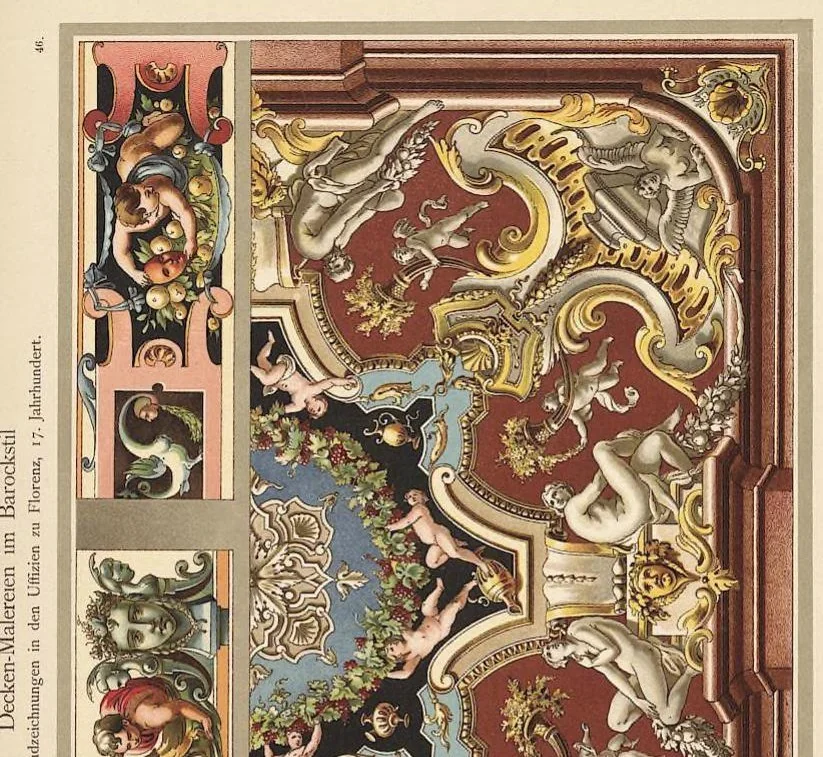 An illustration from Dekorative Vorbilder: farbige Meisterwerke aus alter und neuer Zeit — 15.1904, 1904, leaf 52