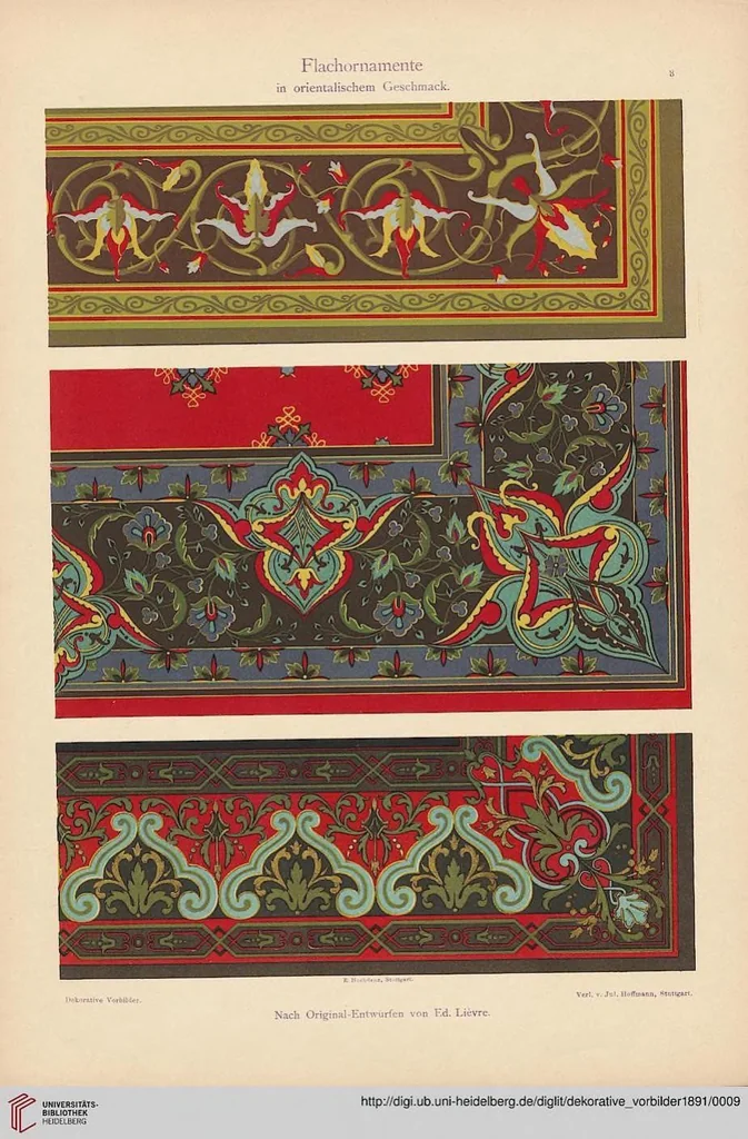 An illustration from Dekorative Vorbilder: farbige Meisterwerke aus alter und neuer Zeit — 15.1904, 1904, leaf 9