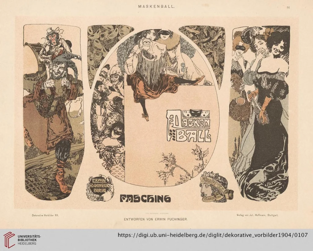An illustration from Dekorative Vorbilder: farbige Meisterwerke aus alter und neuer Zeit — 15.1904, 1904, leaf 107