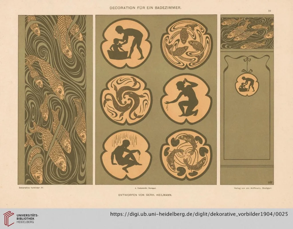 An illustration from Dekorative Vorbilder: farbige Meisterwerke aus alter und neuer Zeit — 15.1904, 1904, leaf 25