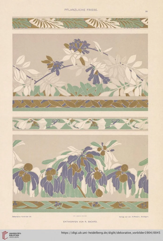 An illustration from Dekorative Vorbilder: farbige Meisterwerke aus alter und neuer Zeit — 15.1904, 1904, leaf 45