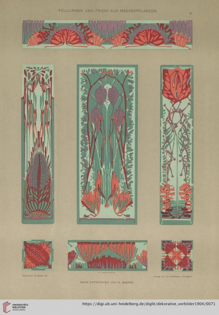 An illustration from Dekorative Vorbilder: farbige Meisterwerke aus alter und neuer Zeit — 15.1904, 1904, leaf 71