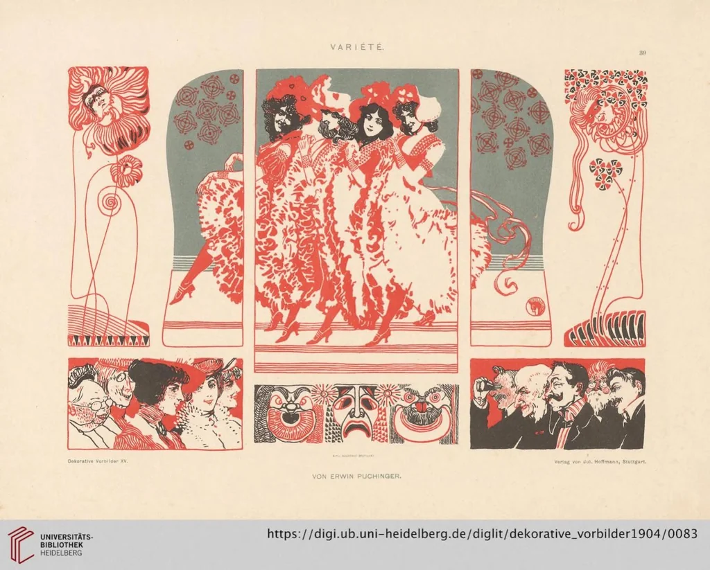 An illustration from Dekorative Vorbilder: farbige Meisterwerke aus alter und neuer Zeit — 15.1904, 1904, leaf 83