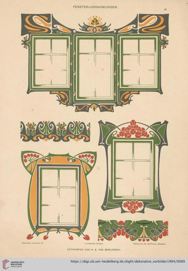 An illustration from Dekorative Vorbilder: farbige Meisterwerke aus alter und neuer Zeit — 15.1904, 1904, leaf 89