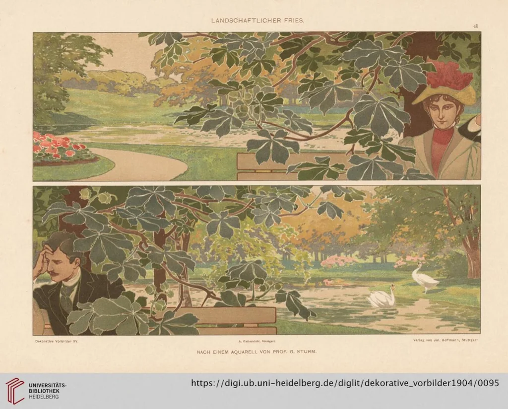 An illustration from Dekorative Vorbilder: farbige Meisterwerke aus alter und neuer Zeit — 15.1904, 1904, leaf 95
