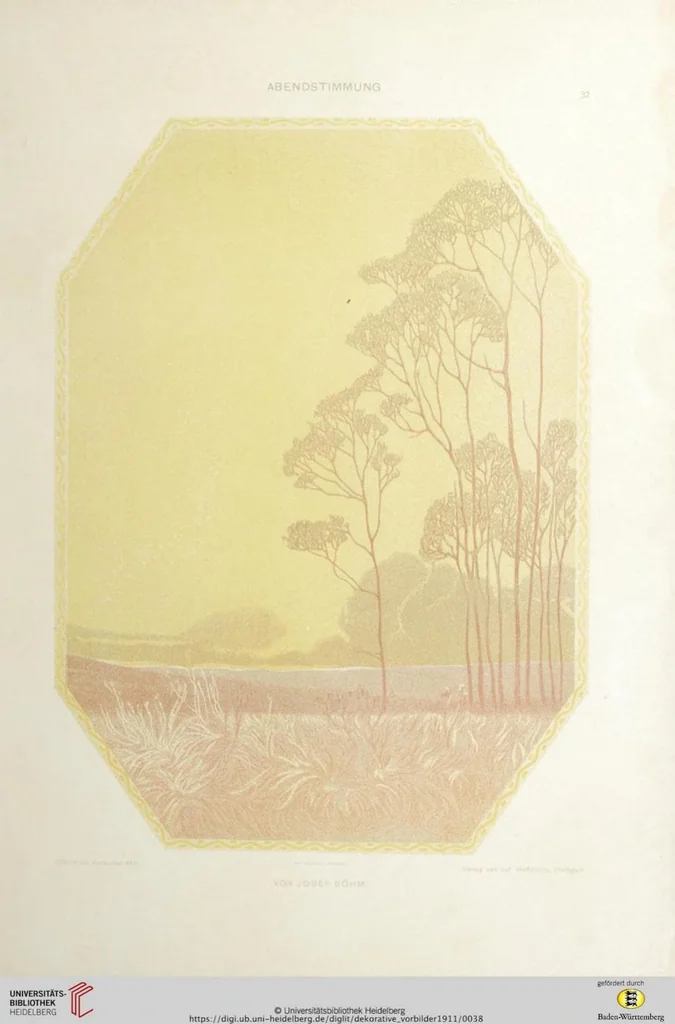 An illustration from 1911 Dekorative Vorbilder: farbige Meisterwerke aus alter und neuer Zeit, 1911, leaf 38