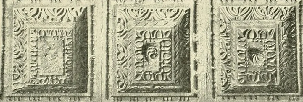An illustration from Dekorative skvlptvr: figvr, ornament, architektvrplastik avs den havptepochen der kvnst, 1910, leaf 106