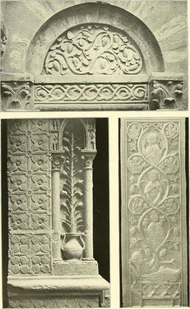 An illustration from Dekorative skvlptvr: figvr, ornament, architektvrplastik avs den havptepochen der kvnst, 1910, leaf 121