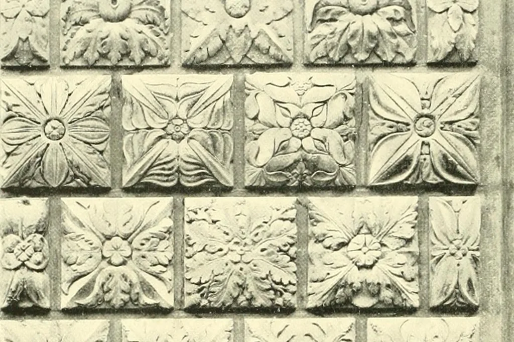 An illustration from Dekorative skvlptvr: figvr, ornament, architektvrplastik avs den havptepochen der kvnst, 1910, leaf 127