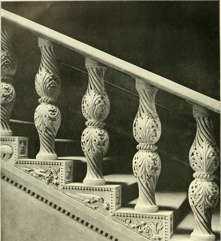 An illustration from Dekorative skvlptvr: figvr, ornament, architektvrplastik avs den havptepochen der kvnst, 1910, leaf 129
