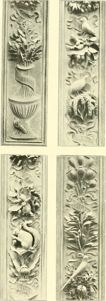An illustration from Dekorative skvlptvr: figvr, ornament, architektvrplastik avs den havptepochen der kvnst, 1910, leaf 131