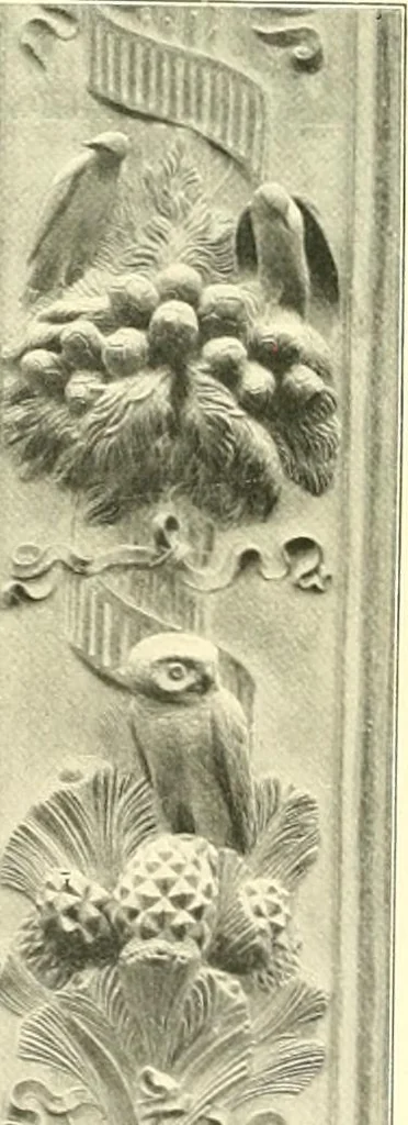 An illustration from Dekorative skvlptvr: figvr, ornament, architektvrplastik avs den havptepochen der kvnst, 1910, leaf 131