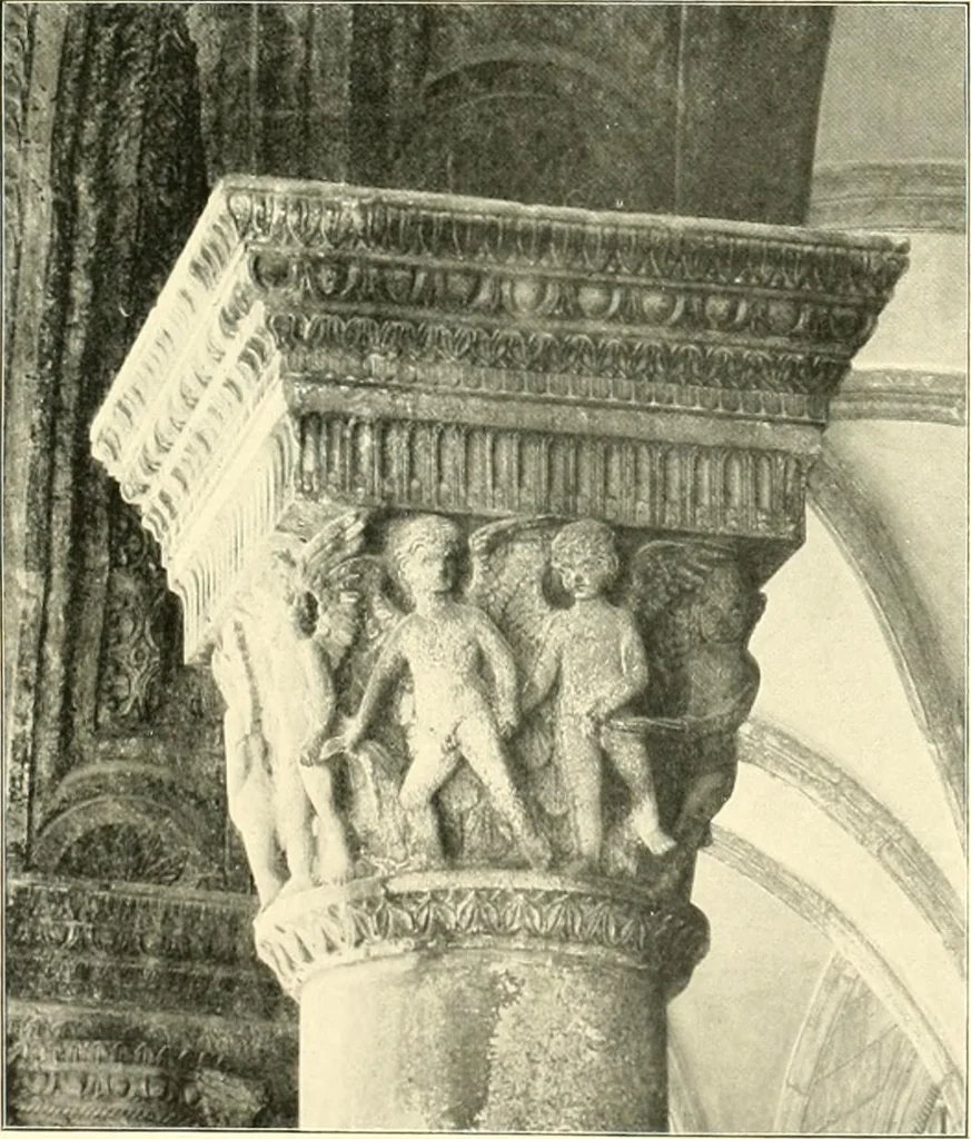 An illustration from Dekorative skvlptvr: figvr, ornament, architektvrplastik avs den havptepochen der kvnst, 1910, leaf 134
