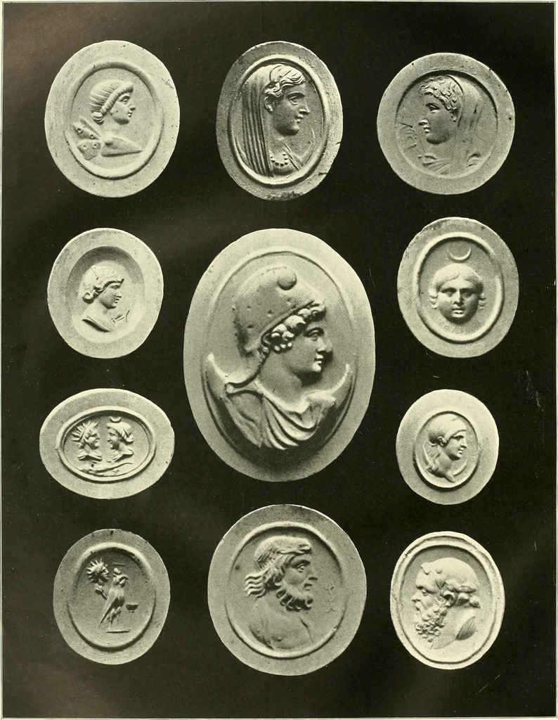 An illustration from Dekorative skvlptvr: figvr, ornament, architektvrplastik avs den havptepochen der kvnst, 1910, leaf 15