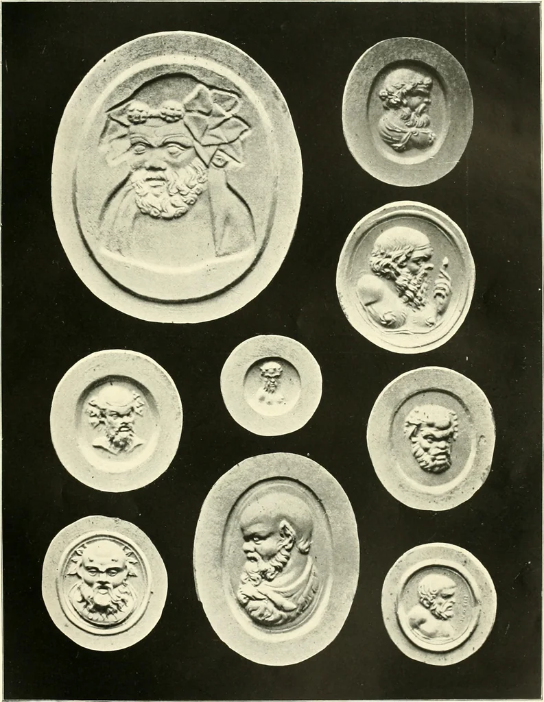 An illustration from Dekorative skvlptvr: figvr, ornament, architektvrplastik avs den havptepochen der kvnst, 1910, leaf 16