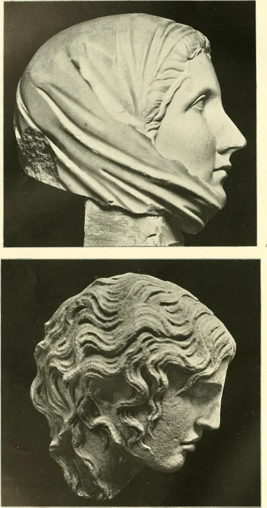 An illustration from Dekorative skvlptvr: figvr, ornament, architektvrplastik avs den havptepochen der kvnst, 1910, leaf 17