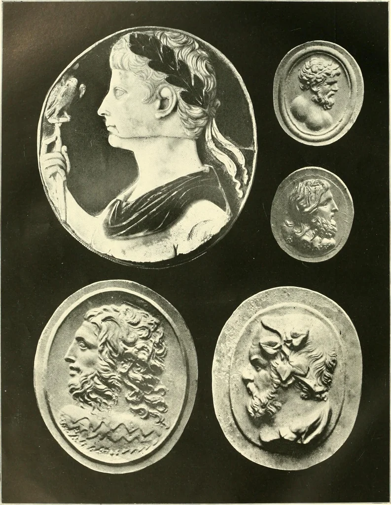 An illustration from Dekorative skvlptvr: figvr, ornament, architektvrplastik avs den havptepochen der kvnst, 1910, leaf 19