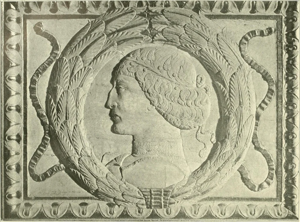 An illustration from Dekorative skvlptvr: figvr, ornament, architektvrplastik avs den havptepochen der kvnst, 1910, leaf 23