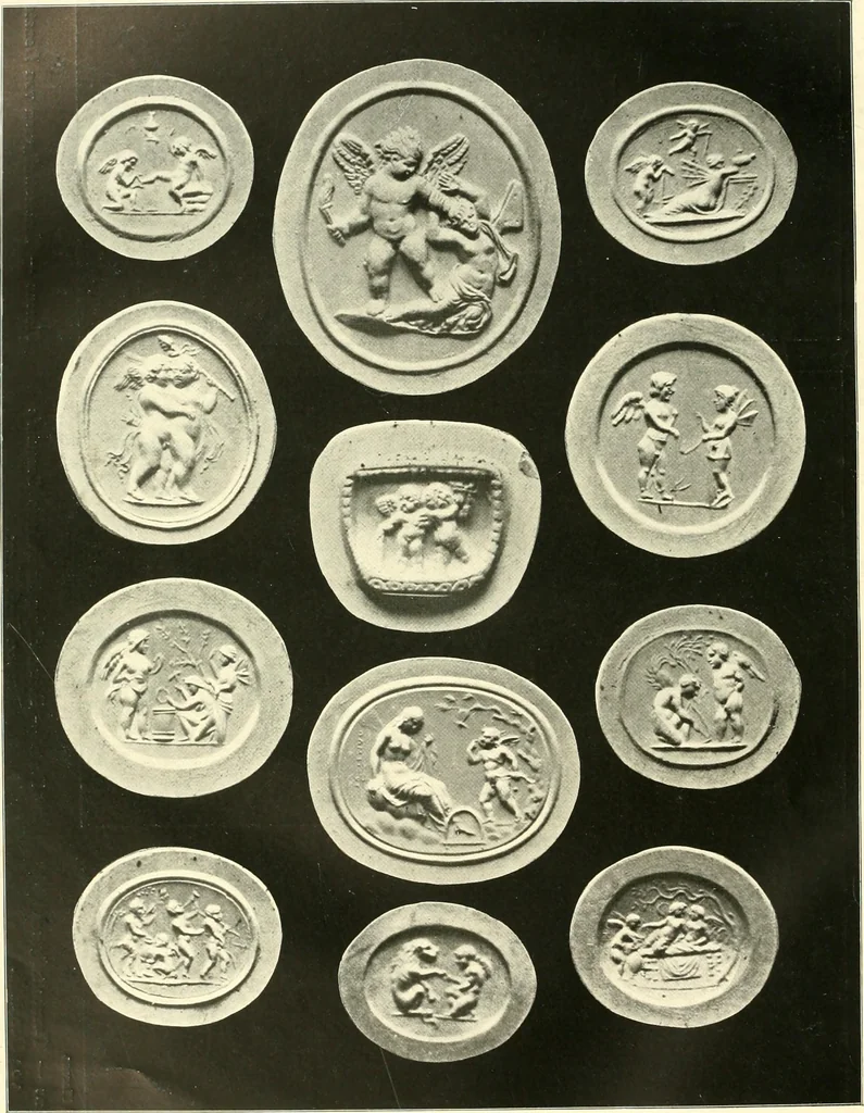 An illustration from Dekorative skvlptvr: figvr, ornament, architektvrplastik avs den havptepochen der kvnst, 1910, leaf 27