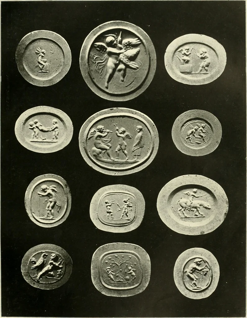 An illustration from Dekorative skvlptvr: figvr, ornament, architektvrplastik avs den havptepochen der kvnst, 1910, leaf 28