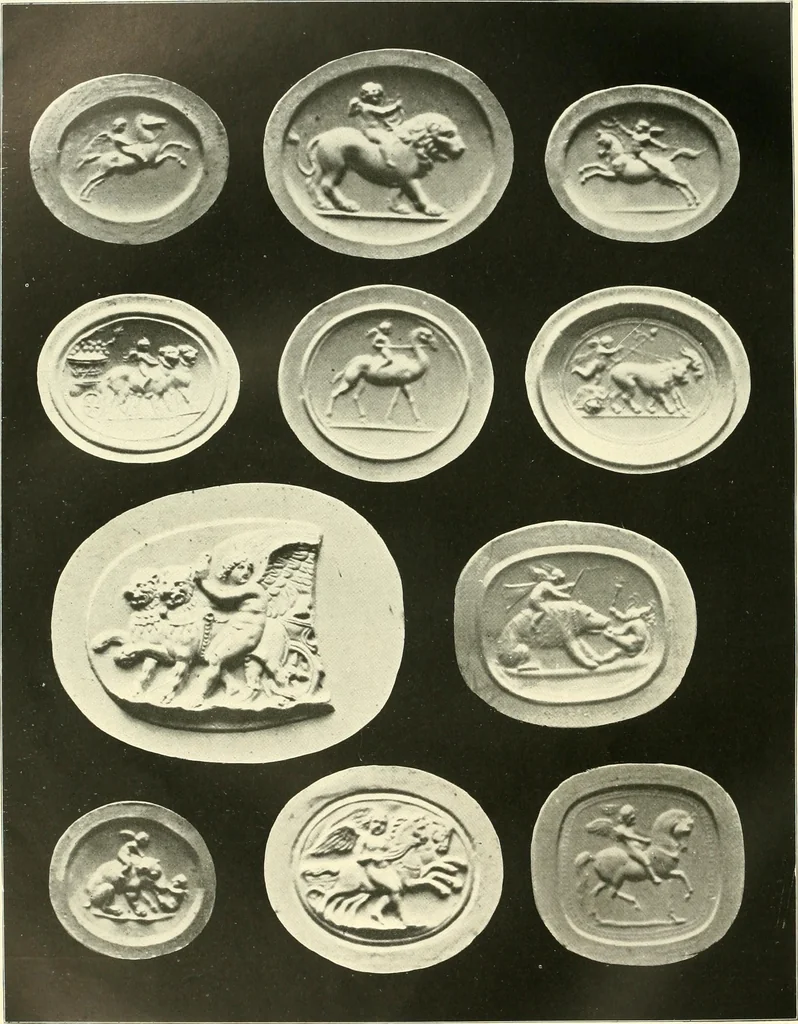 An illustration from Dekorative skvlptvr: figvr, ornament, architektvrplastik avs den havptepochen der kvnst, 1910, leaf 33