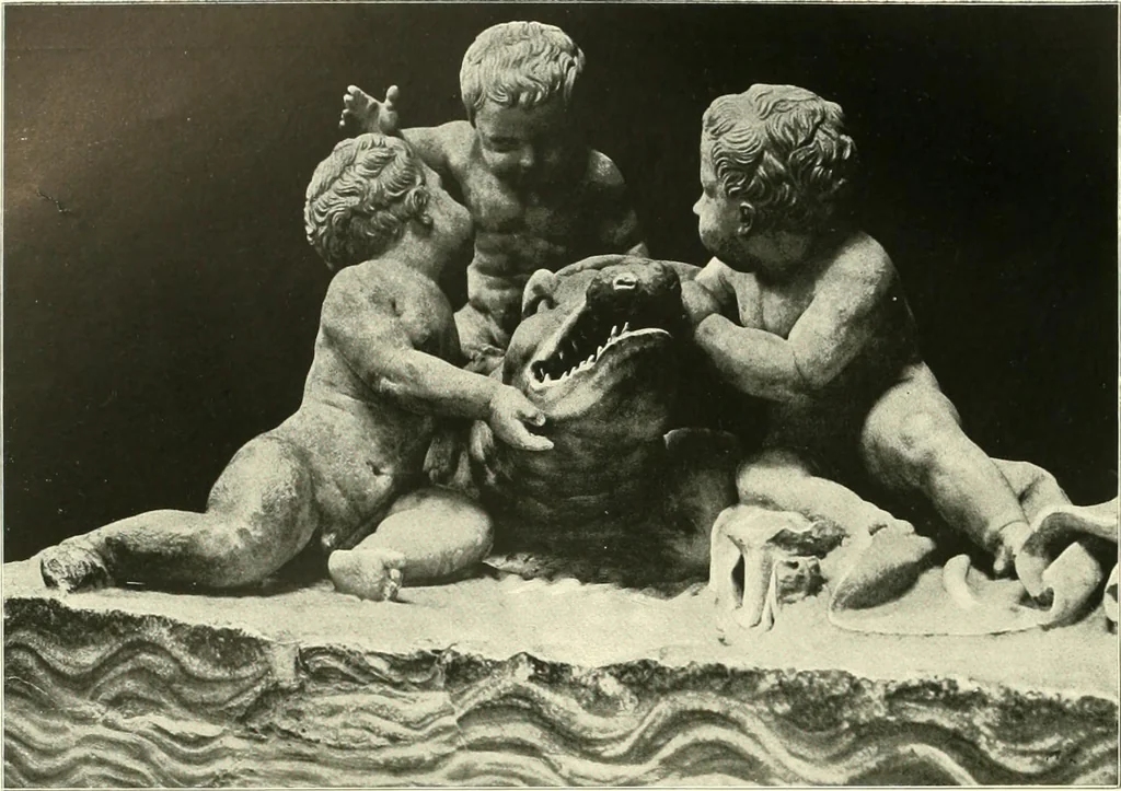 An illustration from Dekorative skvlptvr: figvr, ornament, architektvrplastik avs den havptepochen der kvnst, 1910, leaf 35