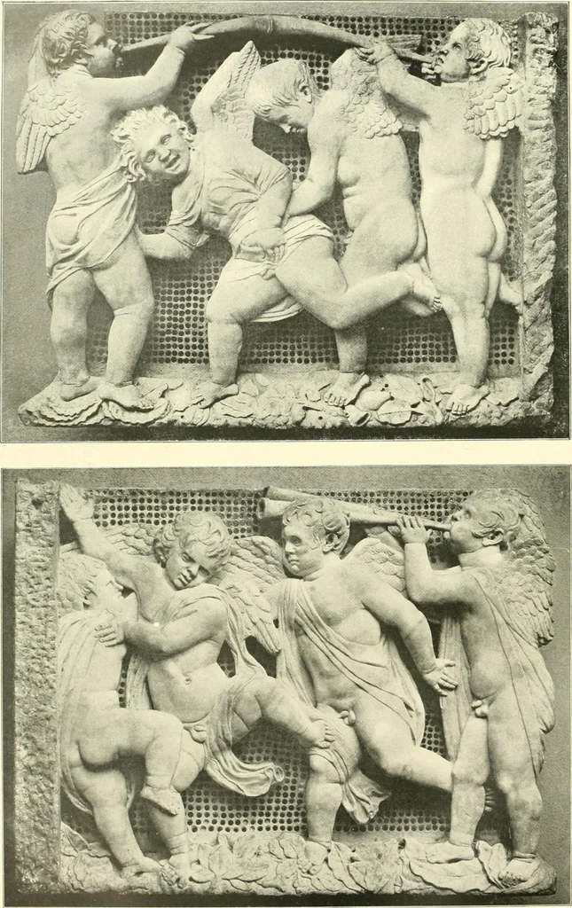 An illustration from Dekorative skvlptvr: figvr, ornament, architektvrplastik avs den havptepochen der kvnst, 1910, leaf 37